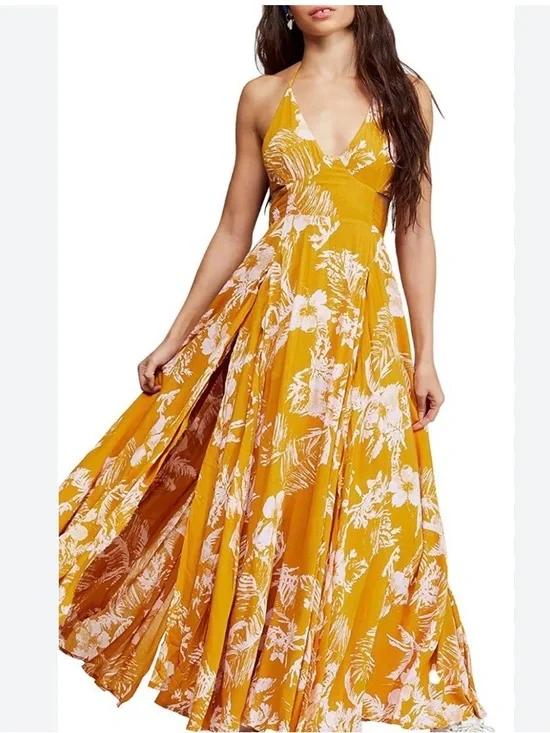 lille printed maxi dress Petal and Pup Women's Lillee Tiered Maxi Dress